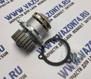 Помпа Калина, Приора, Веста, ИксРэй на 16кл двигатели LUZAR TURBO Насос водяной усиленный для ВАЗ 2170 (Priora), 2190 (Granta), 2192 (Kalina 2), Vesta, Xray. ДВС 11194, 21126, 21127, 21179