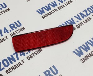Катафот задний правый Приора (-13) седан/хэтчбек ОРИГИНАЛ Отражатель заднего бампера правый для Lada Priora (ВАЗ 2170, 2172) до 2013 года выпуска в кузове седан и хэтчбек.