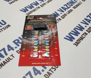 Предохранители MINI 5-30А к-т AVS Набор предохранителей "мини" в блистере
