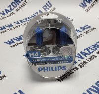Лампа ближний/дальний H4 Diamond Vision 5000K (2 шт.) Датсун Он До, Ми До (Datsun on-DO, mi-DO) PHILIPS