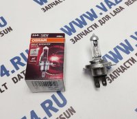 Лампа ближний/дальний H4 NIGHT BREAKER SILVER +100% Датсун Он До, Ми До (Datsun on-DO, mi-DO) OSRAM