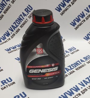 Масло моторное 5W-40 Genesis Armortech SQ/CF синтетическое 1л LUKOIL Масло моторное 5W-40 Genesis Armortech SN/CF синтетическое 1л LUKOIL