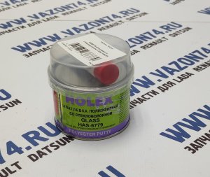 Шпатлевка со стекловолокном 0,25кг HOLEX 2 -х компонентная полиэфирная шпатлевка, армированная стекловолокном для кузовного ремонта. Рекомендуется для заполнения больших вмятин и дыр в транспортных средствах, прицепах и полуприцепах.
