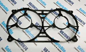 Диффузор радиатора ДВС Нива (21214) тип "ВЕНТО" СЫЗРАНЬ Кожух вентиляторов голый для ВАЗ 21214, Лада 4х4, Нива, Урбан