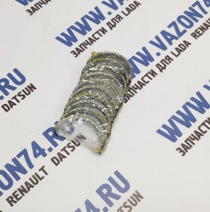 Вкладыши коренные 0.50 Классика, 2101-2107, Нива, Нива Шевроле ДАЙДО Коренные вкладыши 2-го ремонтного размера +0.50 для Классики, ВАЗ 2101, 2102, 2103, 2104, 2105, 2106, 2107, 2121, 2123, Niva, Niva Chevrolet, Лада 4х4 (Lada 4x4)
