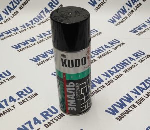 Краска аэрозольная черная блестящая 520мл KUDO Высококачественная универсальная алкидная аэрозольная краска в баллончике KUDO® «3P» TECHNOLOGY (эмаль) предназначена для окраски предварительно загрунтованных металлических и деревянных поверхностей. Аэрозольная краска легко наносится на труднодоступные места.

Образует долговечное покрытие с хорошей укрывистостью, атмосферостойкостью, превосходной адгезией к окрашиваемой поверхности. Имеет высокую твердость, светостойкость и стойкость к растворителям. Благодаря распылительной головке с поворотным соплом, обеспечивающим профессиональный факел распыления, достигается высокая скорость нанесения эмали при максимальном удобстве окрашивания. Применяется для наружных и внутренних работ.