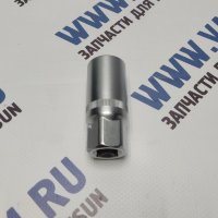 Головка свечная 1/2" 21 мм АВТОДЕЛО