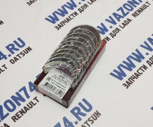 Вкладыши коренные стандарт 1.8 Веста, Хрей, ДАЙДО Коренные вкладыши стандратного размера для Lada Vesta (2180), Xray с 16-ти клапанным двигателем объемом 1.8 литра. Двигатель серии 21179.
