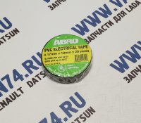 Изолента 18мм х 18,3м черная термостойкая ABRO