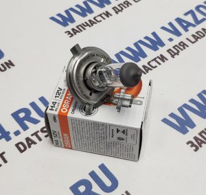 Лампа ближний/дальний H4 ВАЗ 2121, Нива OSRAM Лампа цоколь H4 мощностью 60/55W. Двухнитиевые используются в качестве ламп ближнего и дальнего света.