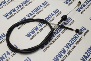 Трос газа Калина, Приора 16кл. ДААЗ Трос газа для 16 клапанных двигателей объемом 1.4 и 1.6 Лада Калина 1117, 1118, 1119 Lada Kalina, Лада Приора 2170, 2171, 2172 Lada Priora.