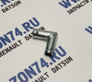 Трубка соединитель уголок 90 D16X16 L=40X40 CARUM Трубка соединитель для патрубков уголок 90° 16x16 L= 40x40 (металл)


