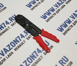 Приспособление для обжима контактов и зачистки проводов РОССИЯ Клещи для обжима клемм используется для обжима клемм, штекеров и коннекторов. 