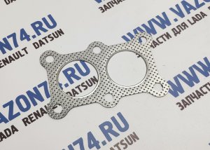 Прокладка приемной трубы ВАЗ 2110-2112 1.5 16кл. 6 болтов КВАДРАТИС Прокладка приемной трубы 2 отверстия под 6 болтов для ВАЗ 2110, 2111, 2112 16-ти клапанным двигателем объемом 1.5 литра.