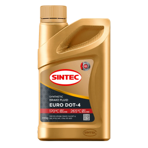 Тормозная жидкость EURO DOT 4 455 гр SINTEC Тормозная жидкость ДОТ 4 455 грамм