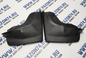 Брызговики передние (к-т 2шт) Калина БАЛАКОВО Комплект брызговиков передних Лада Калина 1117, 1118, 1119 Lada Kalina.