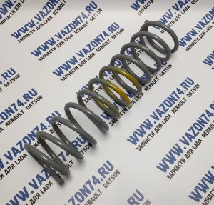 Пружина задняя ВАЗ 2108-099, 2113-15 LADA Пружины задней подвески синие/коричневые подходит для автомобилей ВАЗ 2108, 2109, 21099, 2113, 2114, 2115